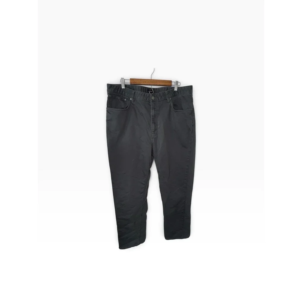 Quince Men Comfort Stretch Traveler 5-Pocket Pants Tan 40x33 Charcoal Gray